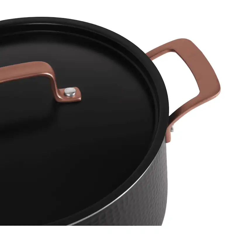 Gryta Pepper med Lock 24 cm Svart