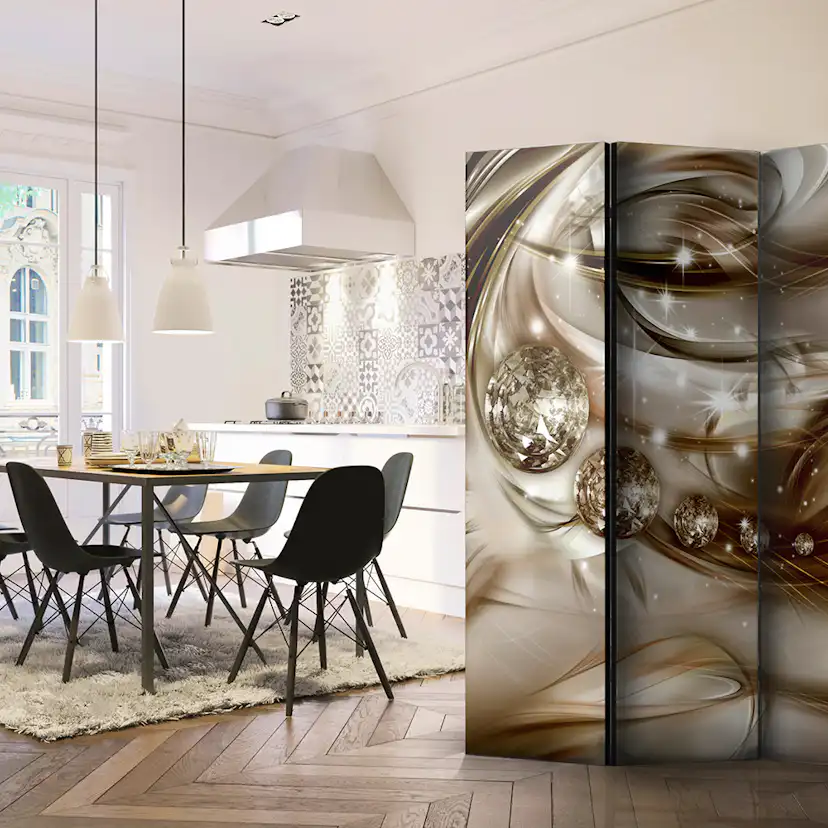 Rumsavdelare Skärmvägg Arkiio Chocolate Tide 135x172 cm