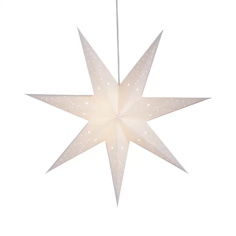 Adventsstjärna Markslöjd Saturnus 75 cm Hängande