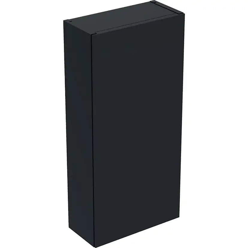 Ifö Elegant överskåp med en dörr: B=29.6cm, H=63.3cm, T=13.4 Svart