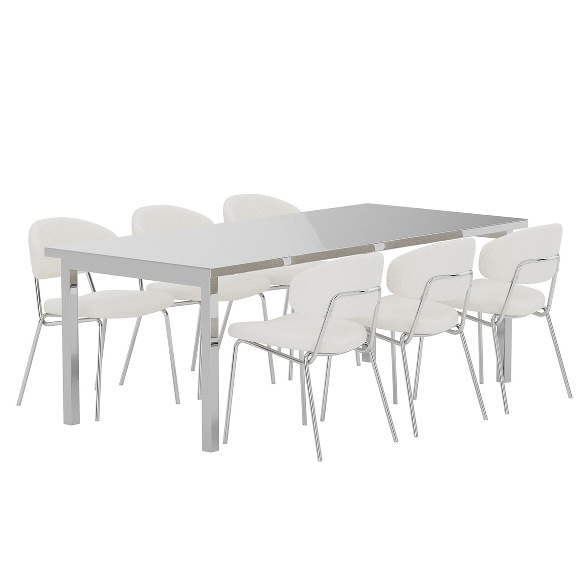 Matgrupp Venture Home Clio 210x95 cm med 4st Chico Stolar