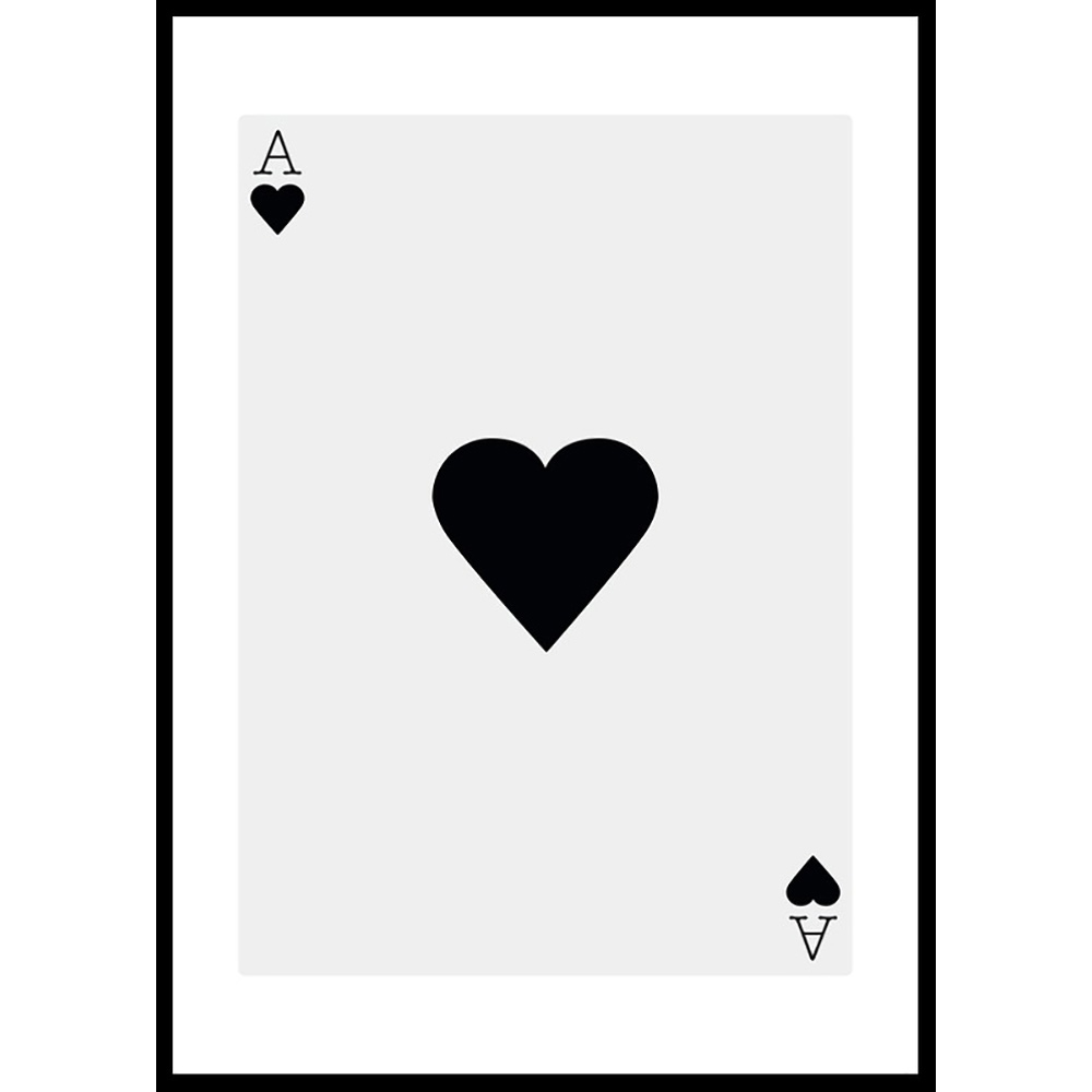 Poster Gallerix Ace Of Hearts