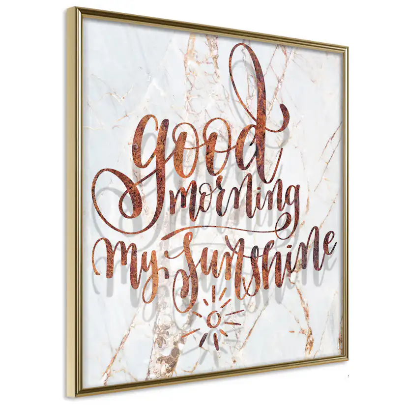 Poster Artgeist Affisch Good Morning My Sunshine