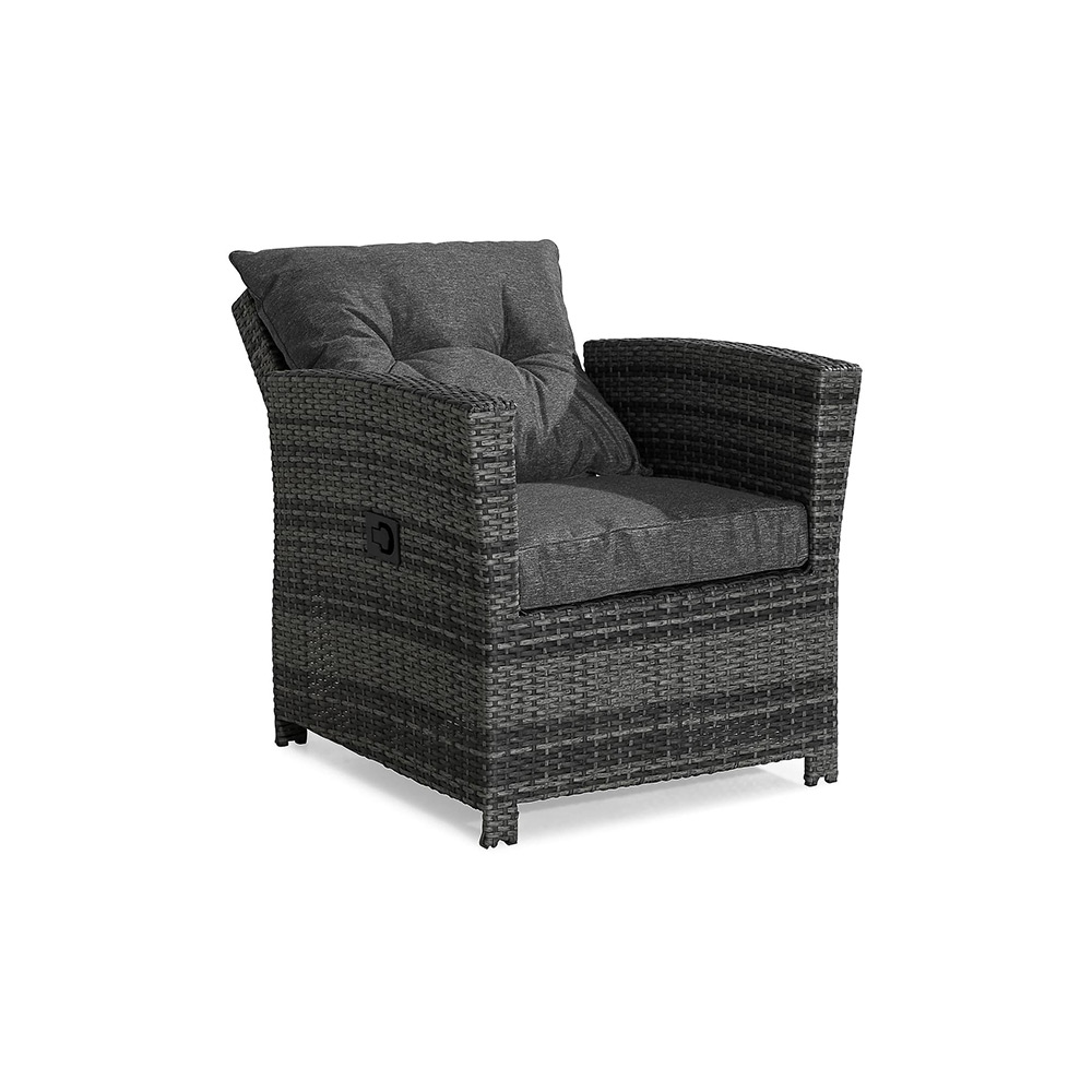 Reclinerfåtölj Comfort Garden James Grå inkl. Dynor