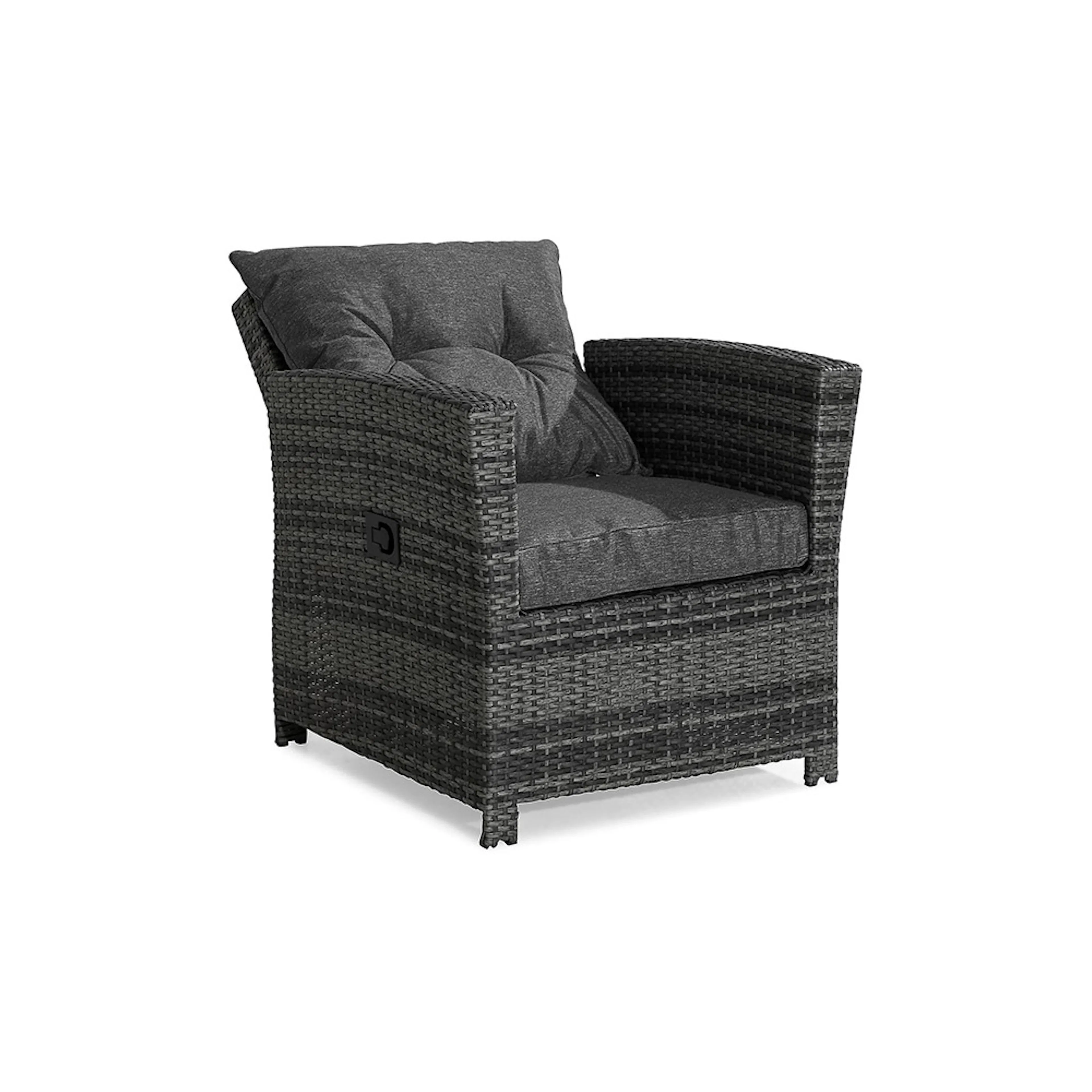 Reclinerfåtölj Comfort Garden James Grå inkl. Dynor