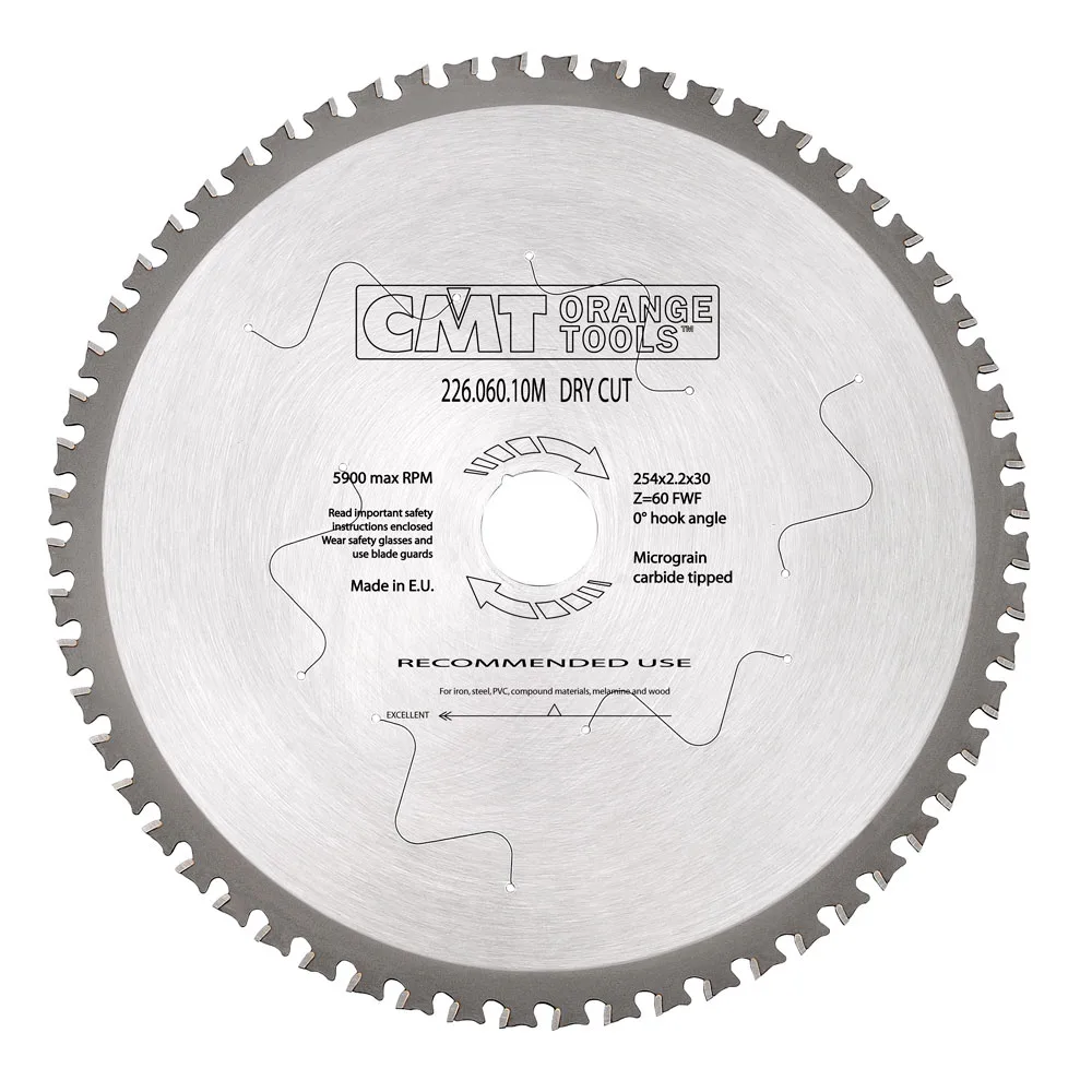 Sågklinga 305x2,2x25,4 T60 Dry Cut Metall 305x2,2x25,4 mm