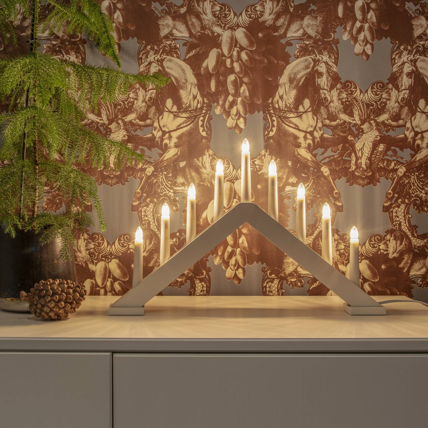 Adventsljusstake Gnosjö Konstsmide 9 Ljus 3984