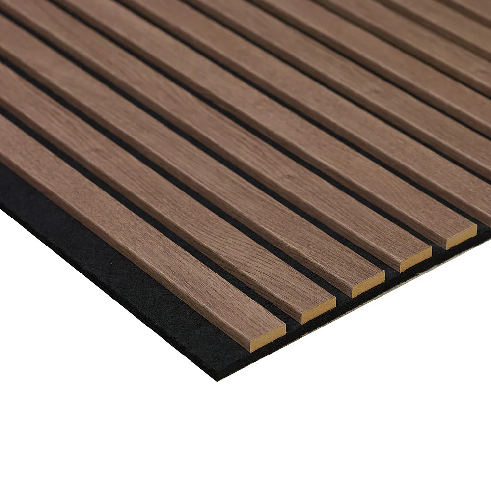 Akustikpanel Harmoni KASTANJ svart filt 2590x615x20 Kastanj