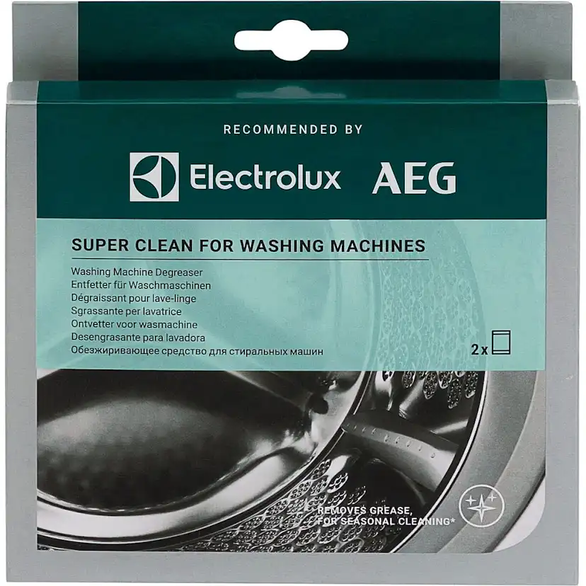 Djuprengöringsmedel Electrolux M2WCP051 för Tvättmaskin - Innehåller Två Påsar