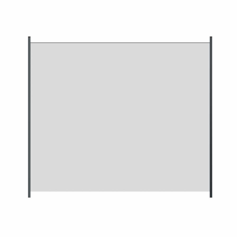 Glas Landskap Härdat 6 Mm Glasräcke Alu Antracit Cc 100 Cm