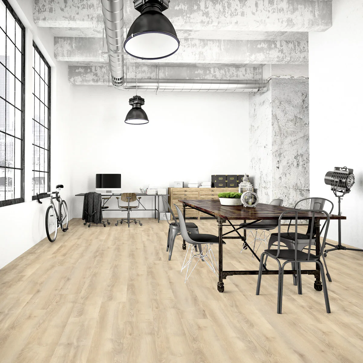 Laminatgolv Tenfors Oak Beige 8 mm, 1-stav