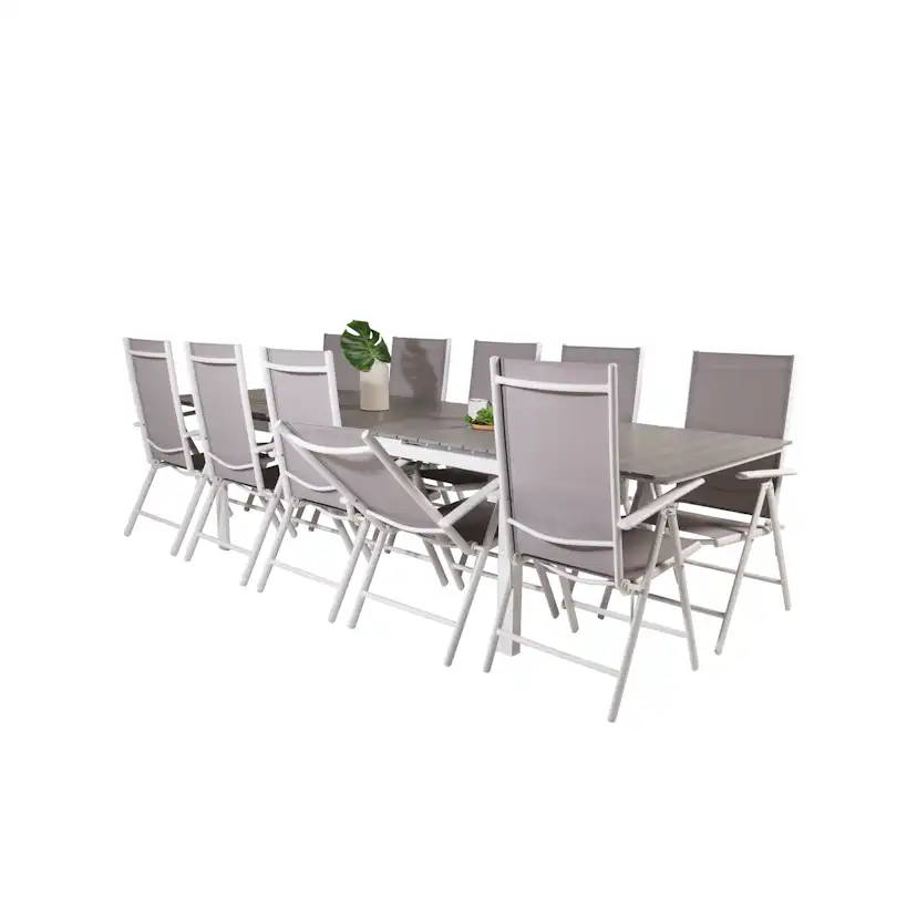Matgrupp Venture Home Lova 224/324 med 10 Bront Stolar