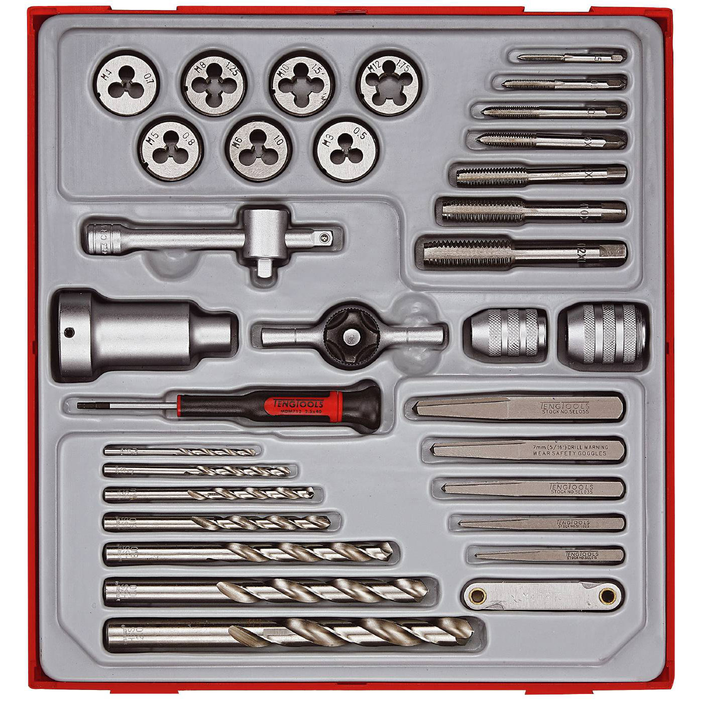 Gängsats 34 delar Teng Tools TTDTD34
