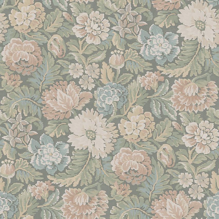 Tapet Boråstapeter Nightingale Garden 3562 Non Woven, Mönstrad Grön