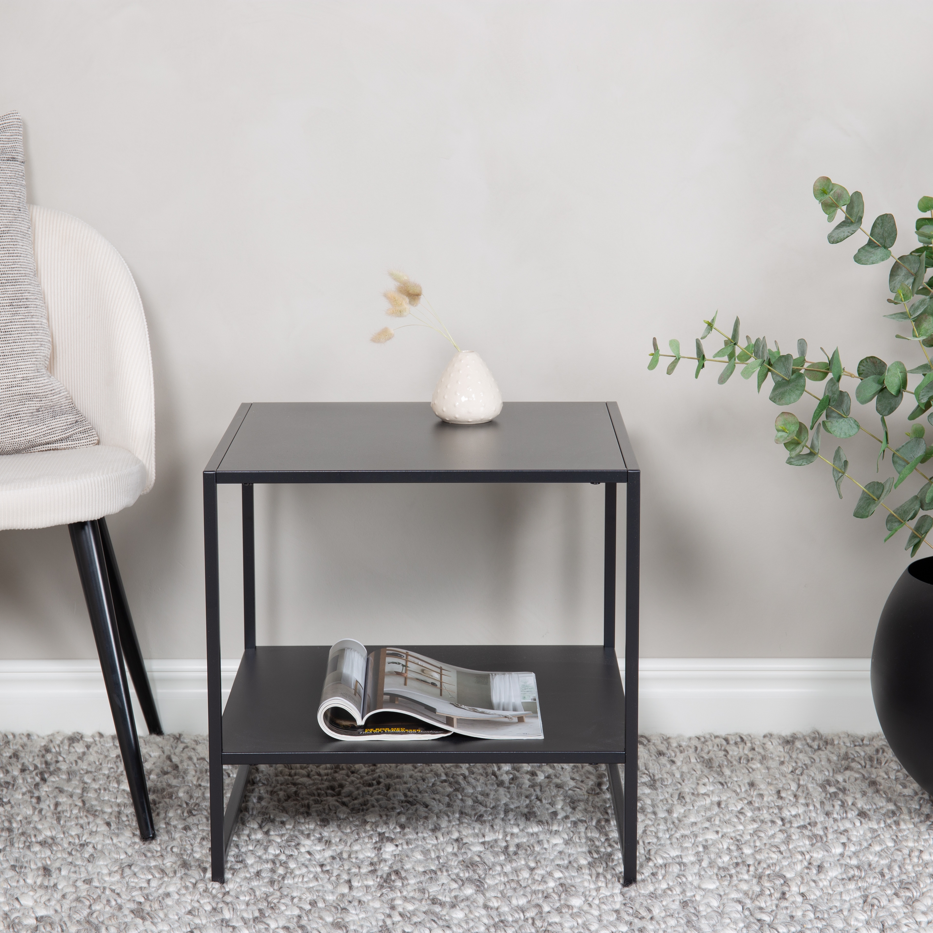 Sidobord Venture Home Staal med Hyllplan