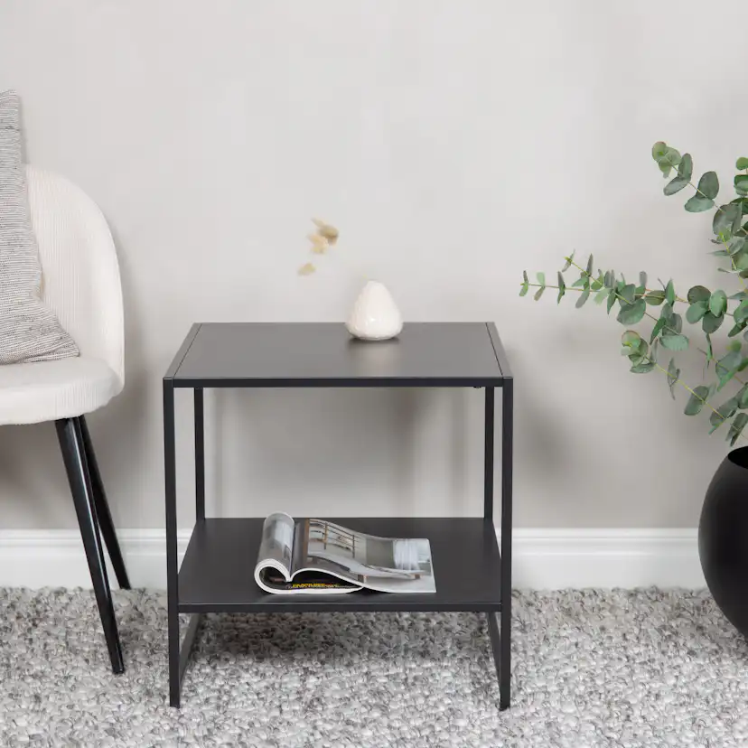 Sidobord Venture Home Staal med Hyllplan