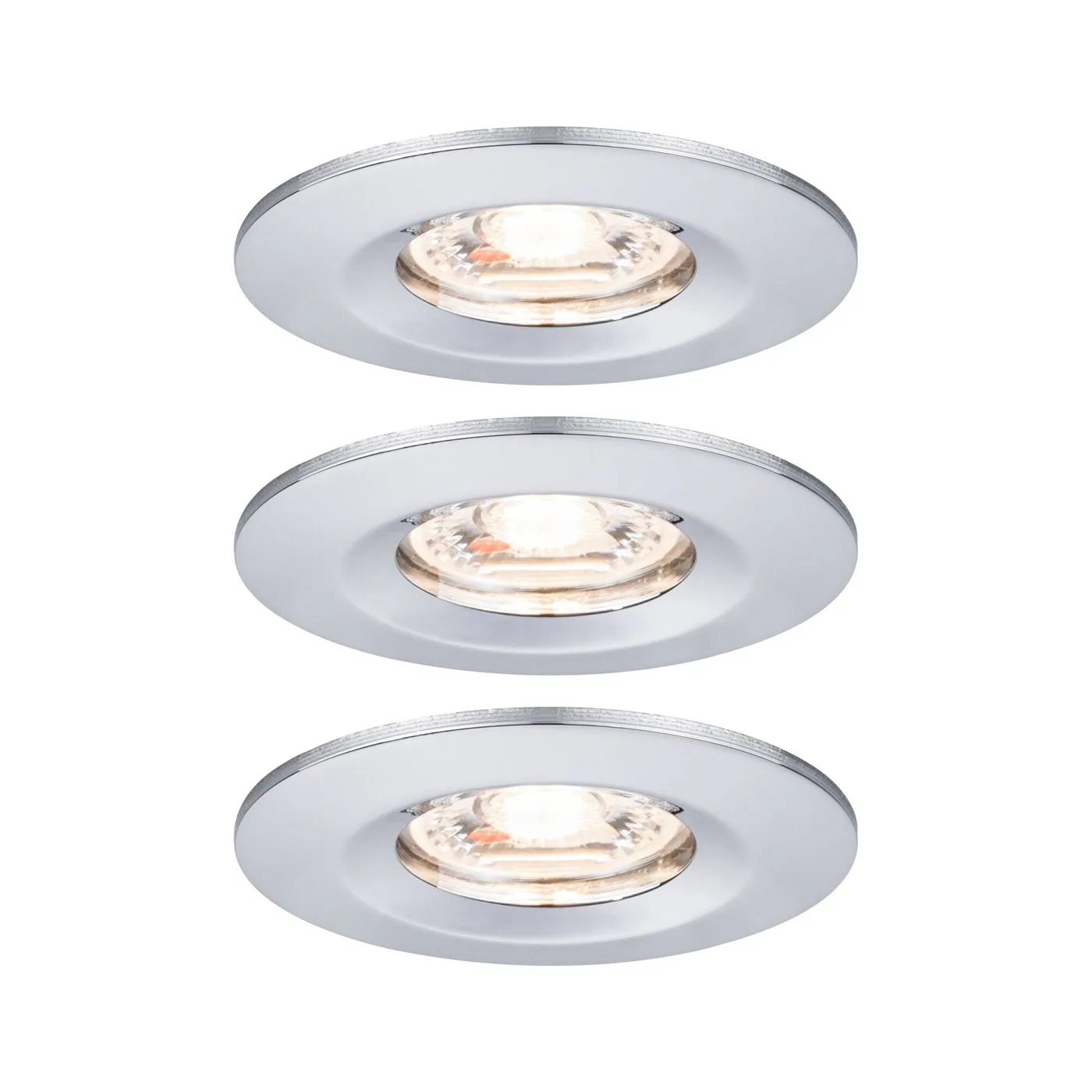 Downlight Paulmann Nova Mini Krom, Fast, 3-pack