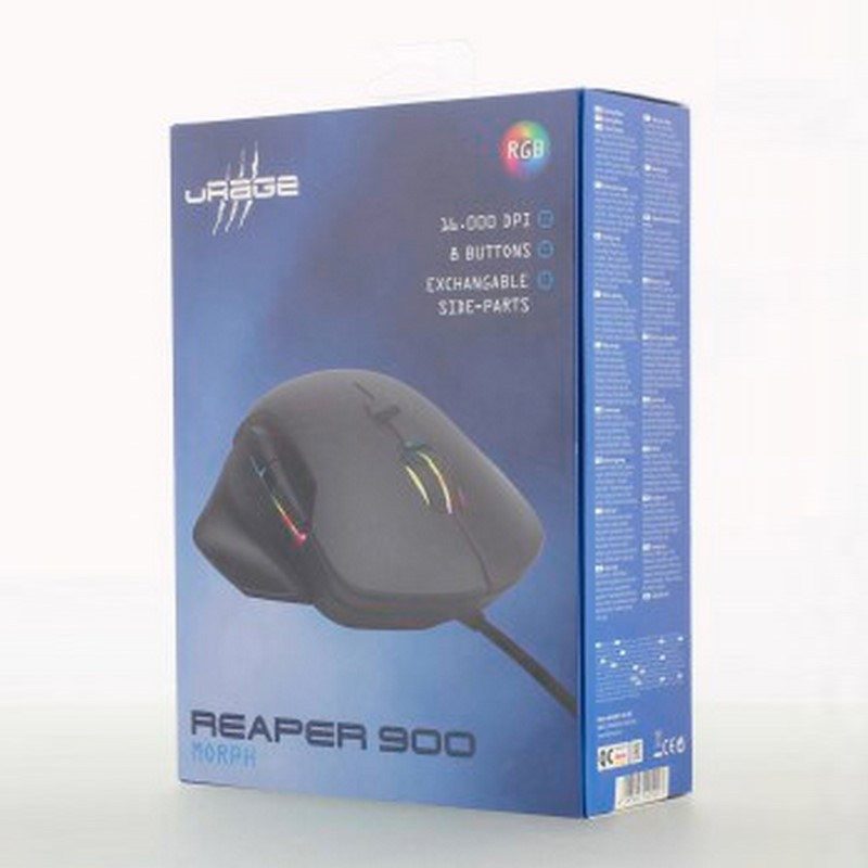 Mus Urage Gaming Reaper 900 Morph Optisk 10000Dpi Svart