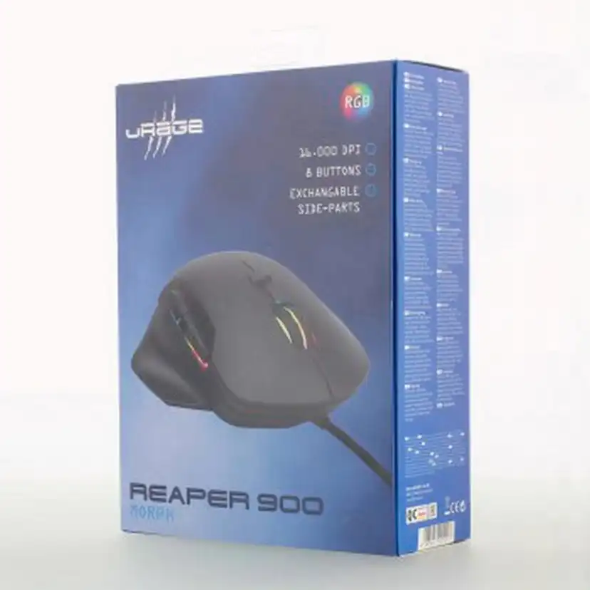 Mus Urage Gaming Reaper 900 Morph Optisk 10000Dpi Svart