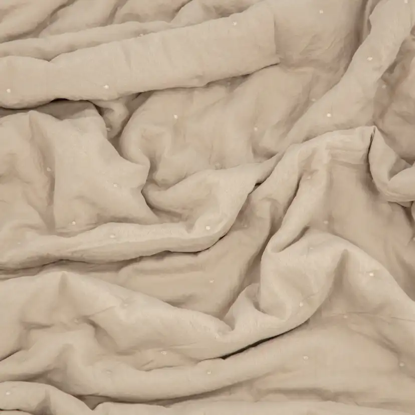 Sally Bedspread Microfiber - Beige / - 180*260 Beige, Mått: 260x180 cm