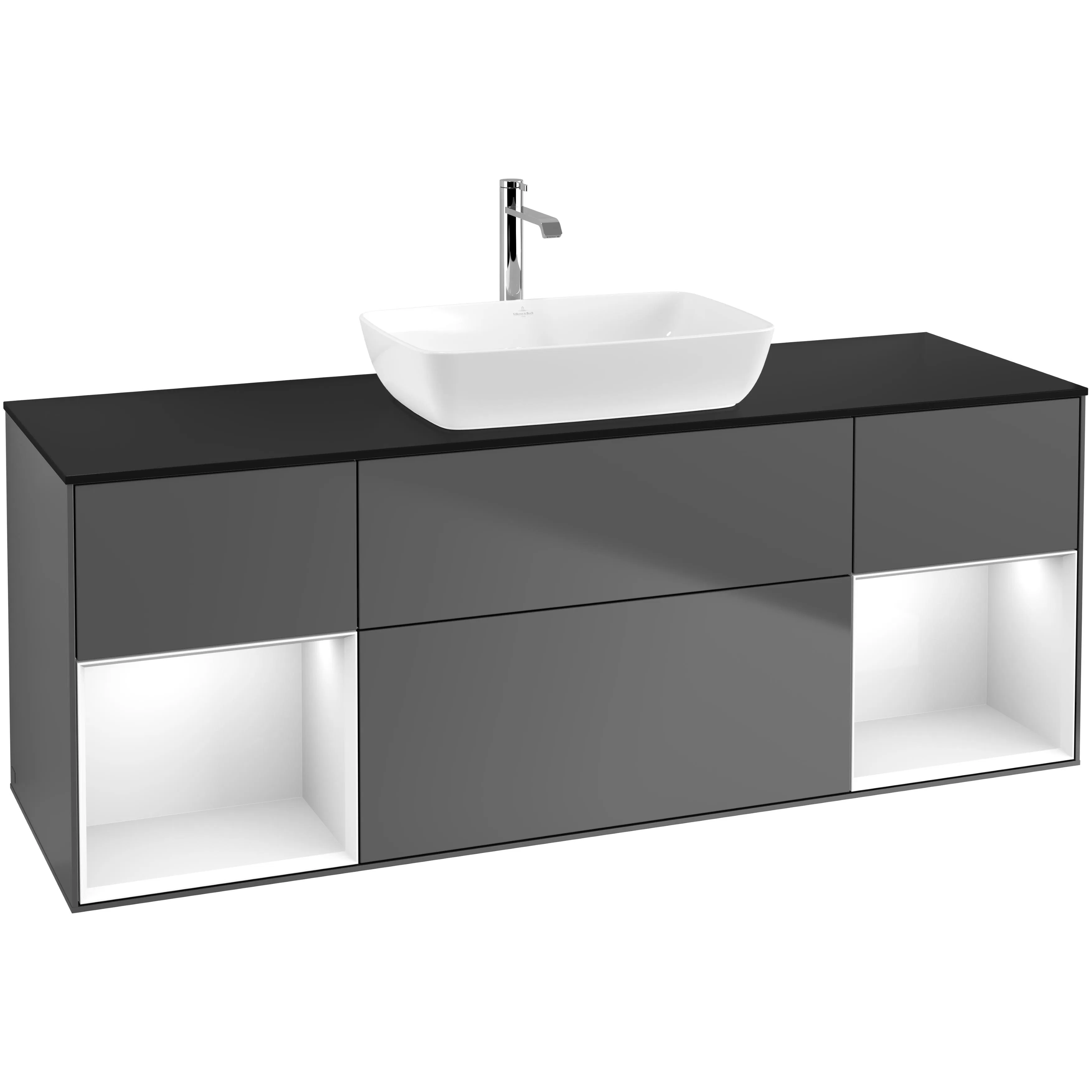 Mattsvart glas