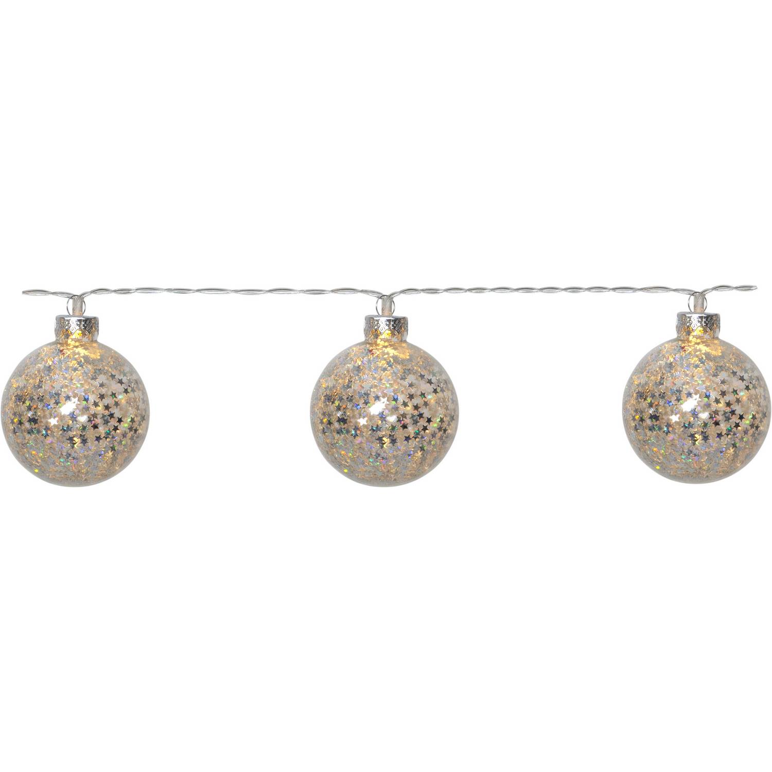 Ljusslinga Glitter Silver