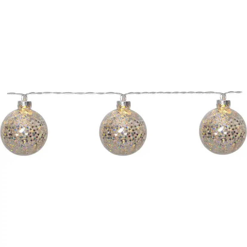 Ljusslinga Glitter Silver
