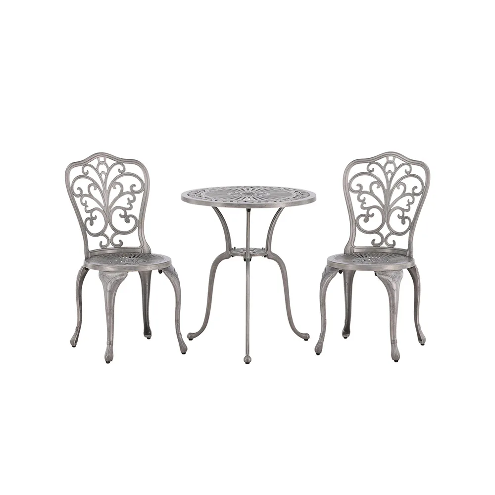 Cafégrupp Venture Home Nandin ø60 cm med 2 Trädgårdsstolar Utomhus