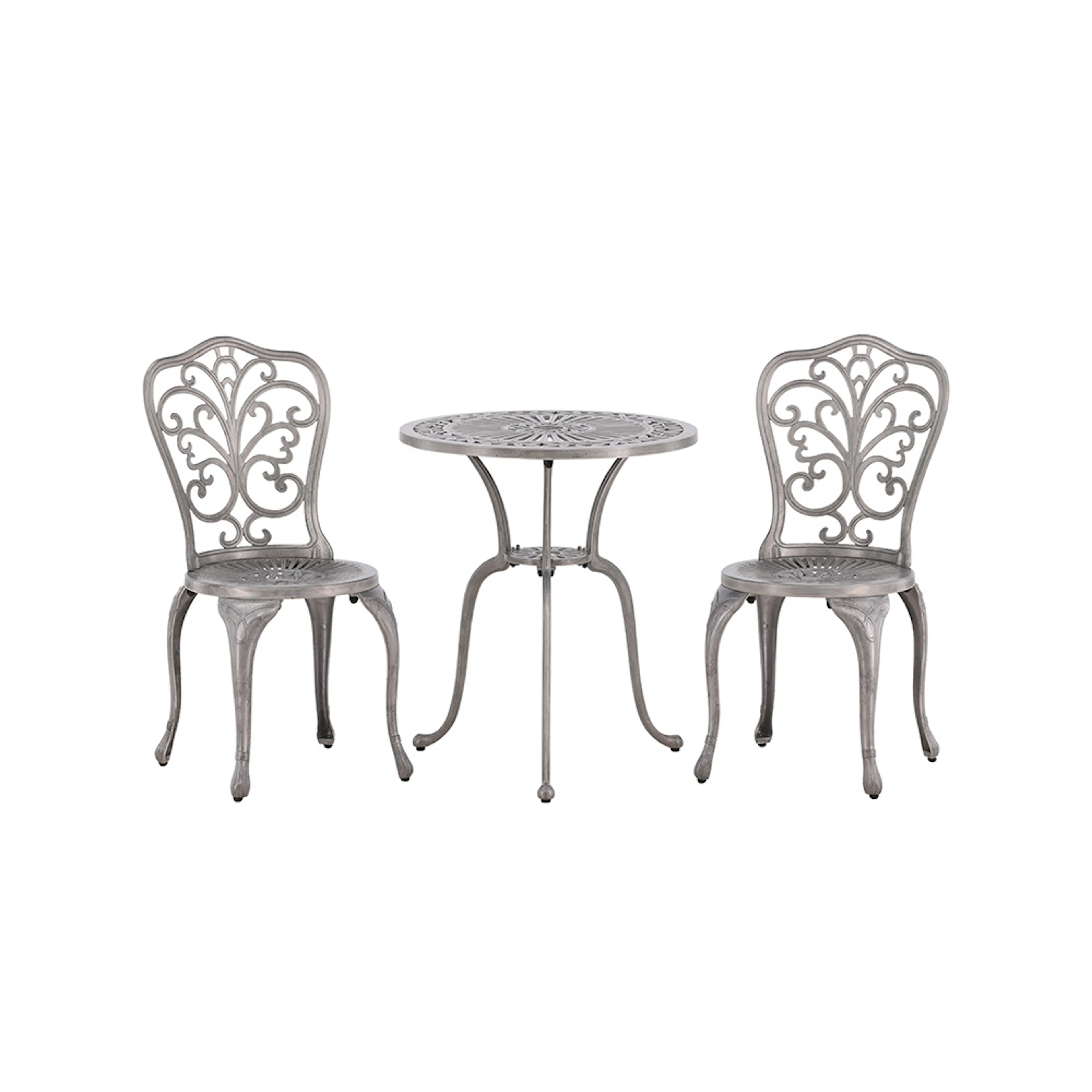 Cafégrupp Venture Home Nandin ø60 cm med 2 Trädgårdsstolar Utomhus