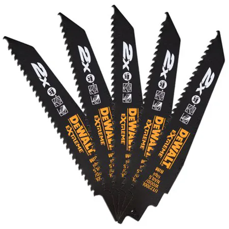 Tigersågsblad DeWalt DT2300L 152 mm Trä/Spik 5-Pack