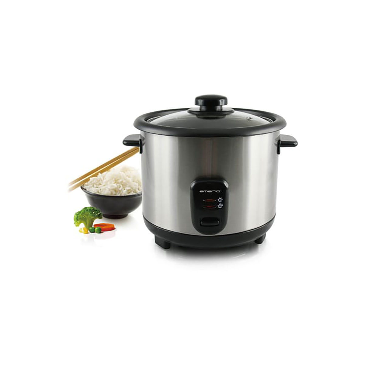 Riskokare Emerio Rostfri 1,5 L