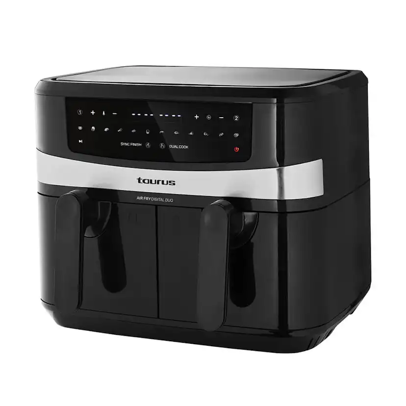 Airfryer Taurus Duo Dubbelkorg 12 Program 9L 1300 W