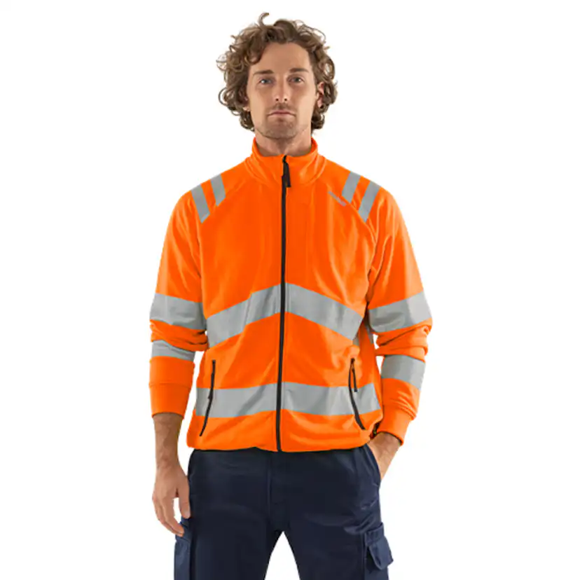 SWEATSHIRTJACKA KL 3 7863 GPSW Färg: Varselorange, Storlek: 2XL