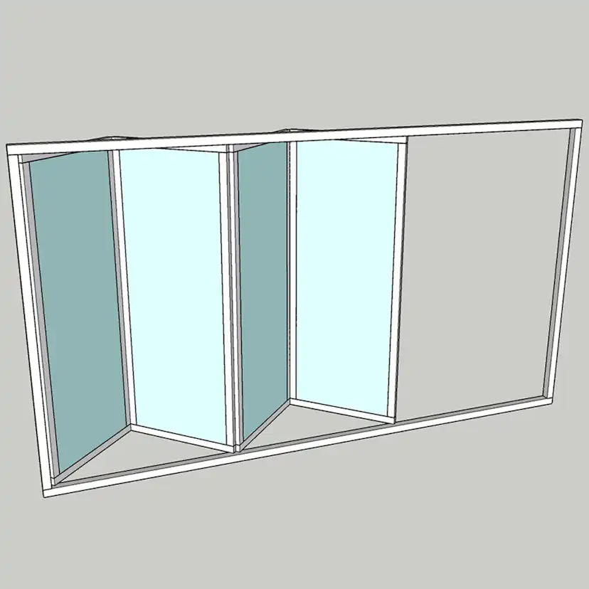 Vikparti Allvy Sunroom s30 4-Delad