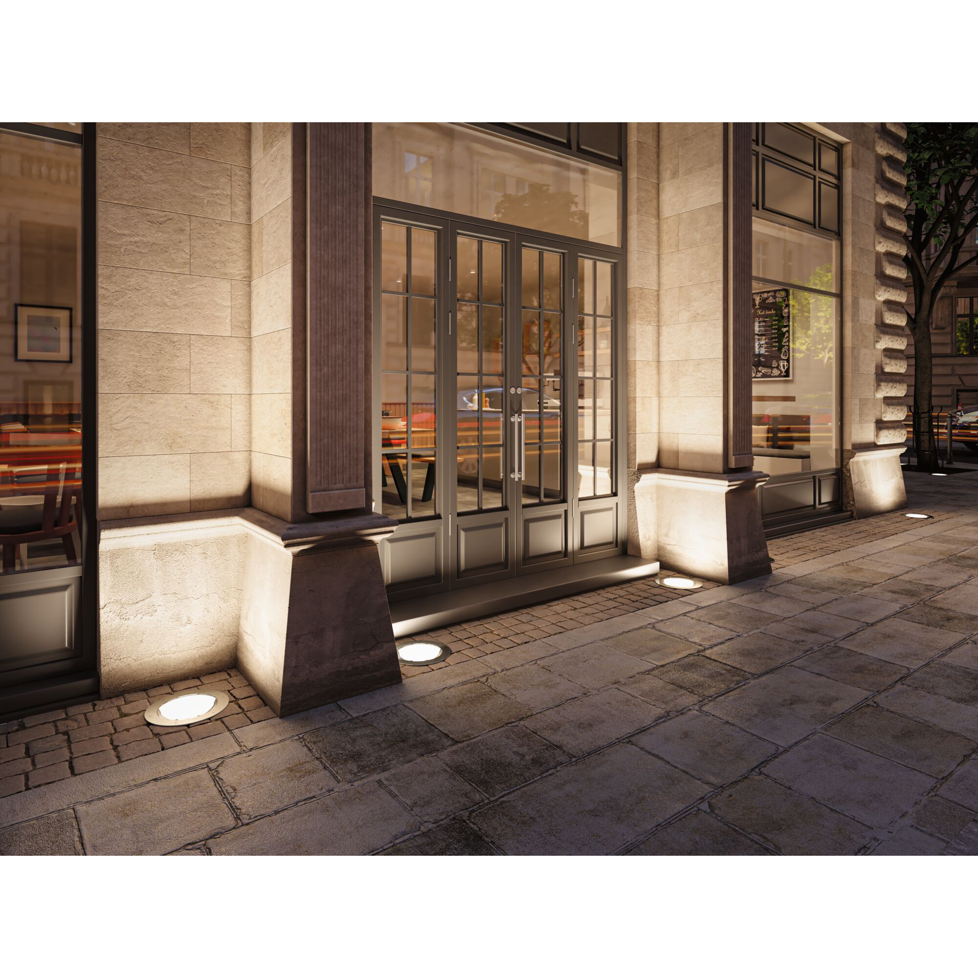 LED Infälld Markbelysning Paulmann Durea IP67 230V Diameter: 273 mm