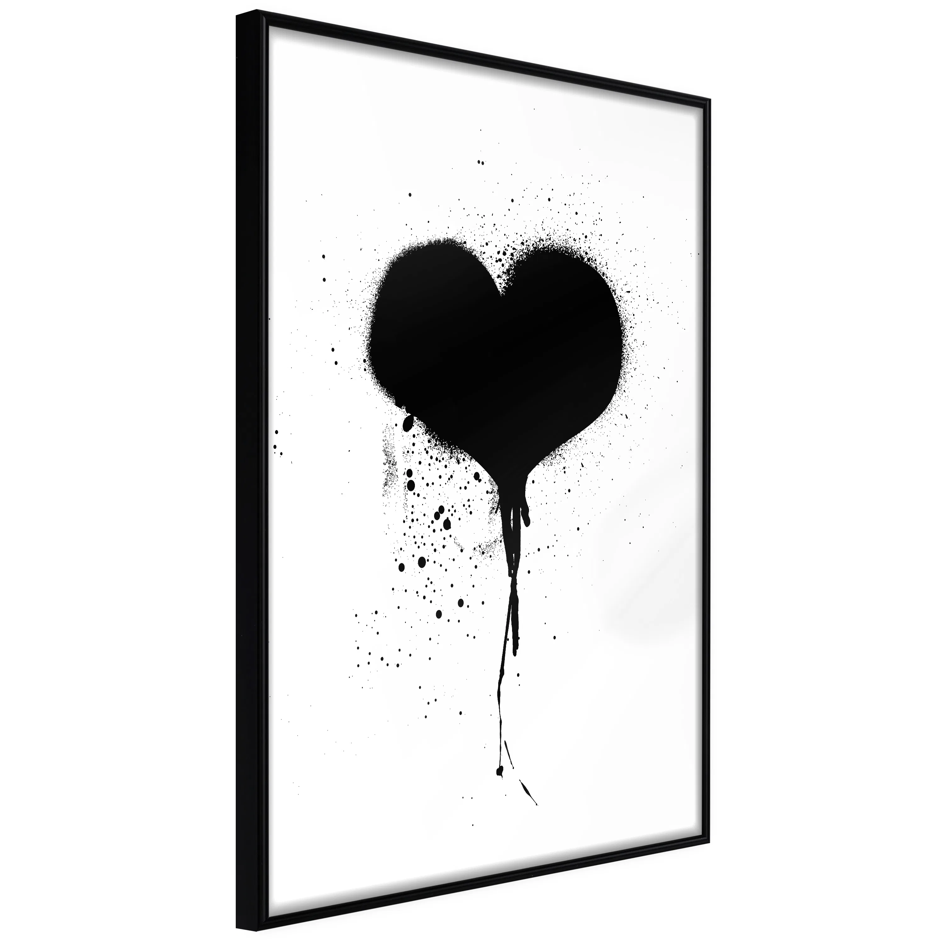 Poster Artgeist Affisch Destroyed Heart