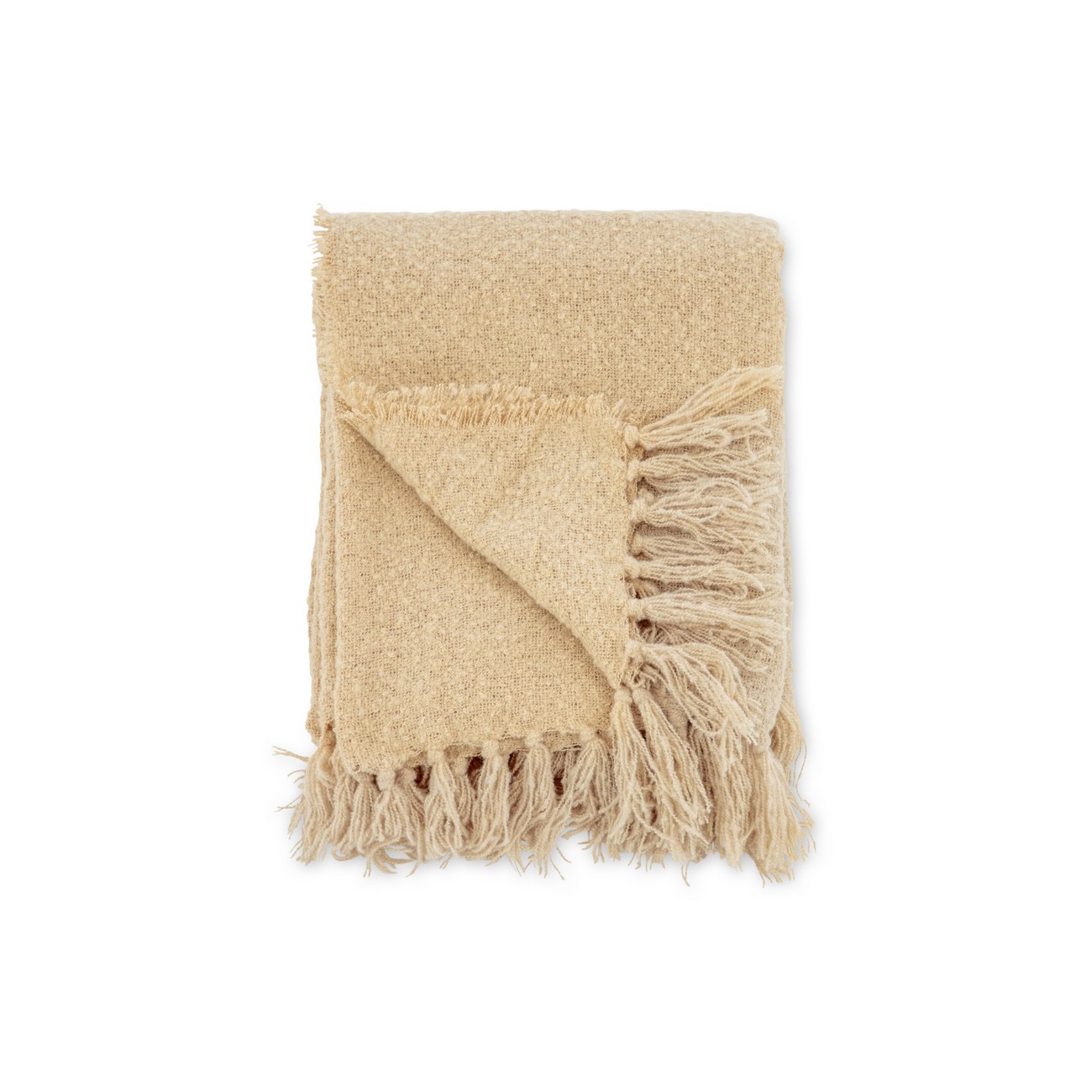 Stanly Throw Polyester - Sand - 130*170 Sand