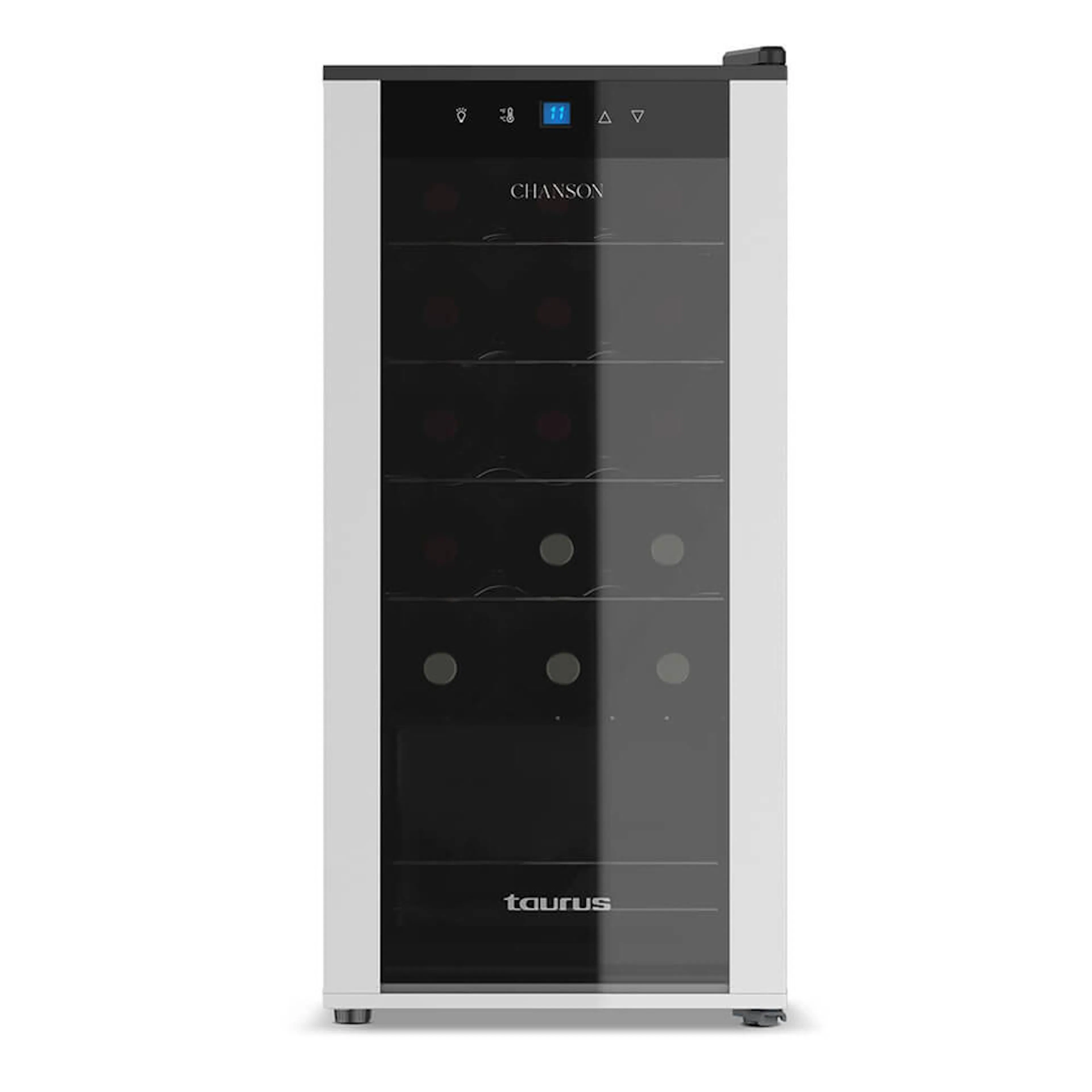 Vinkyl Taurus Chanson 18 Flaskor Fristående med Display