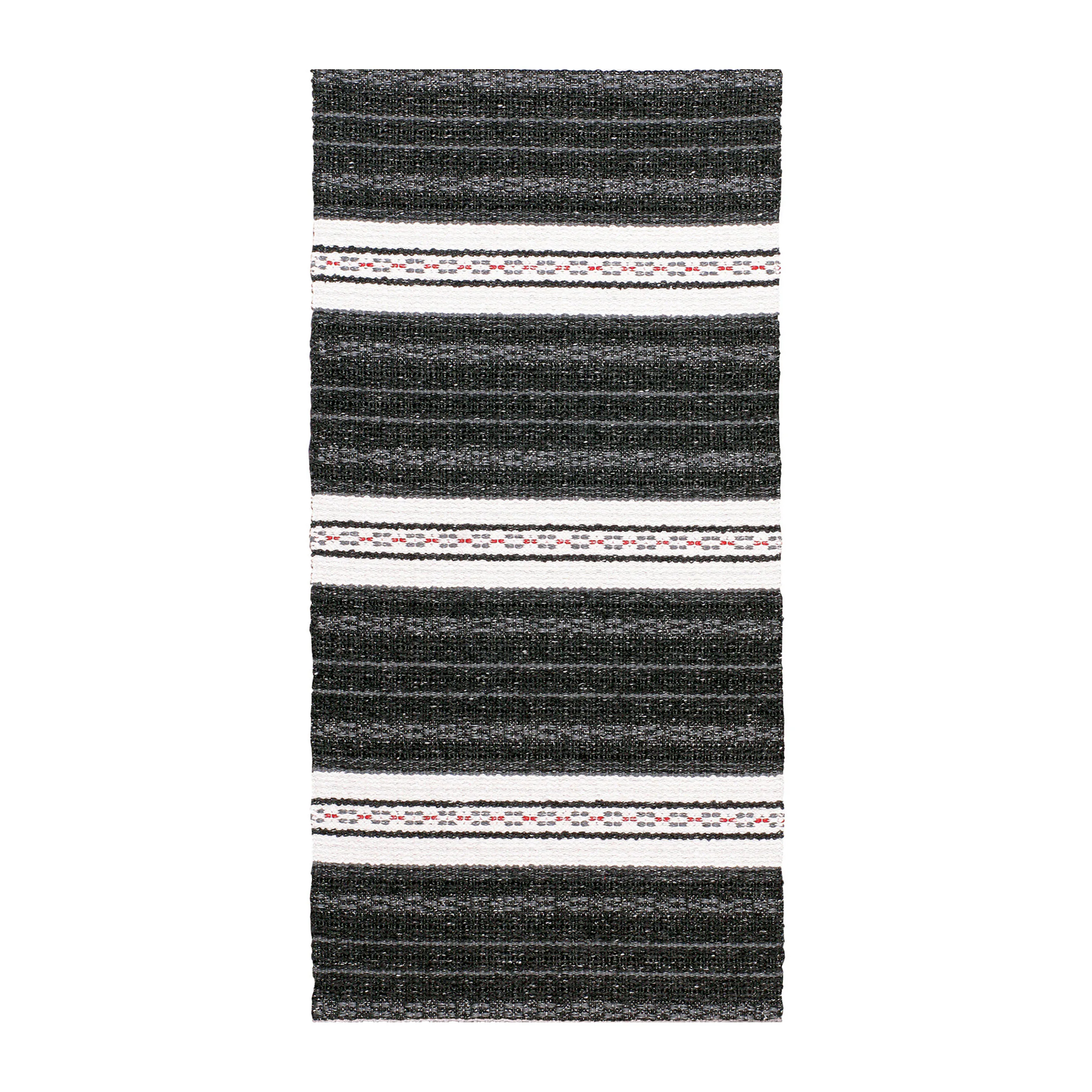 Mixed Asta Black 70x260 Svart, 70x260 cm