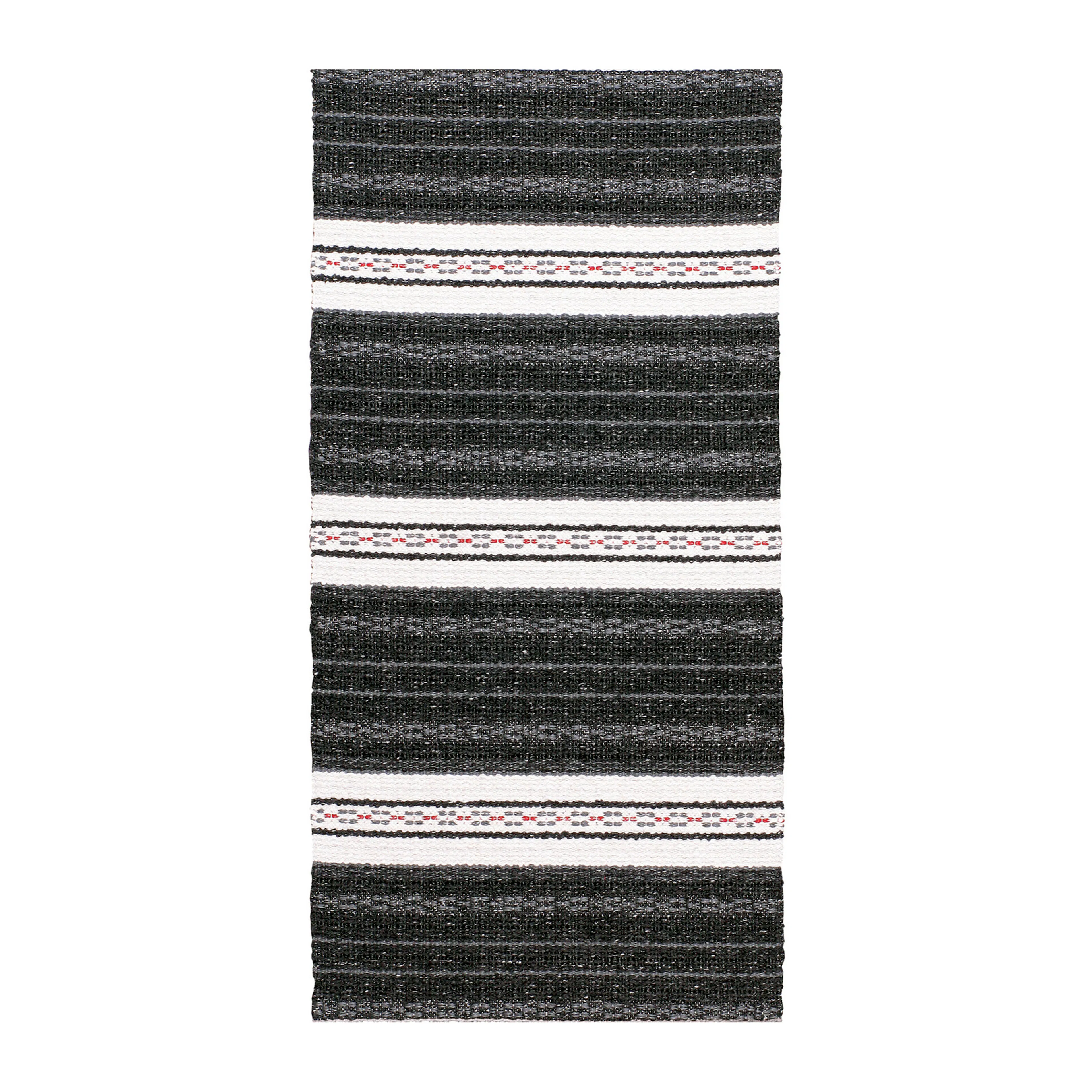 Mixed Asta Black 70x260 Svart, 70x260 cm