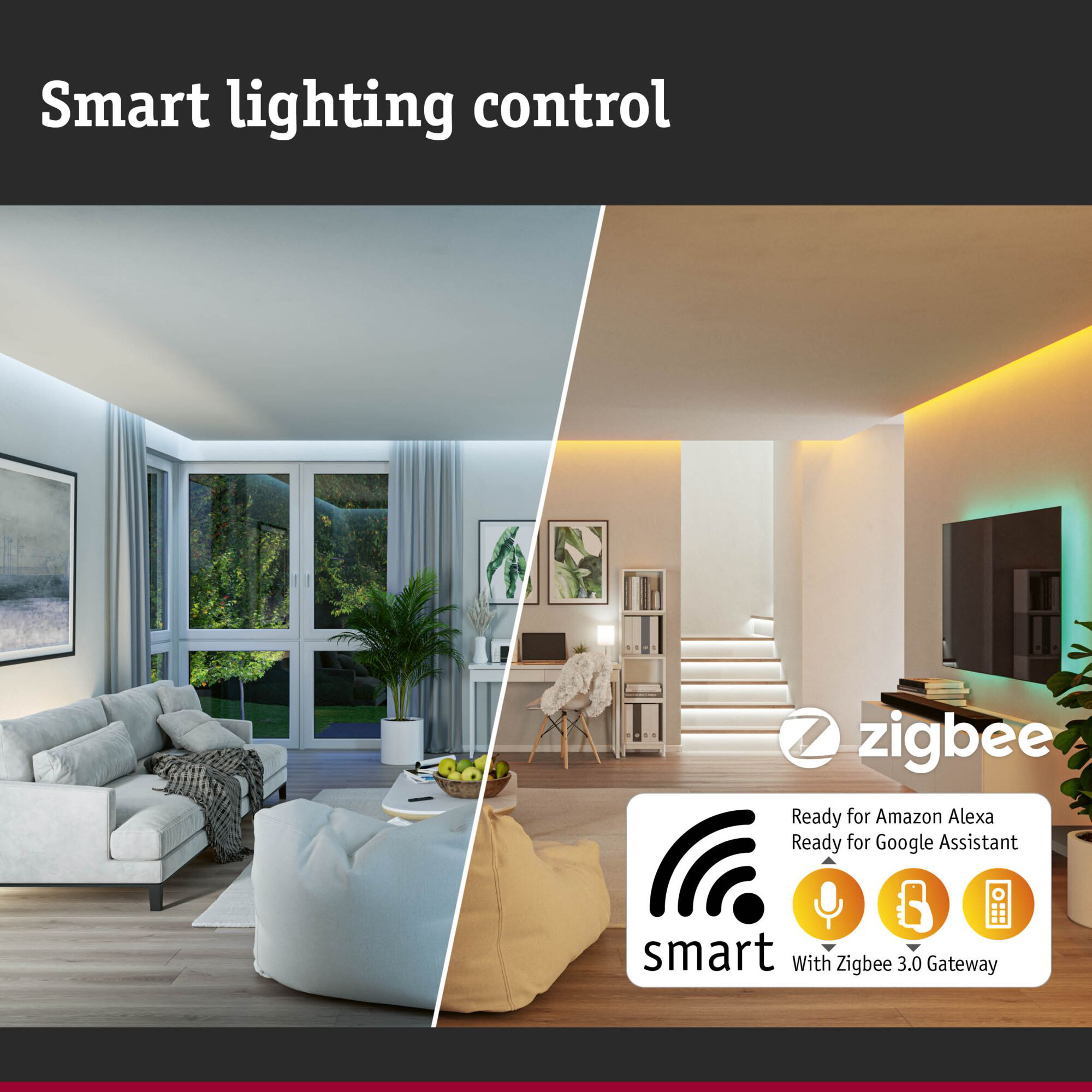 Tillbehör Paulmann Plug & Shine Smart Home Zigbee 3.0 Trådlös Styrenhet IP68