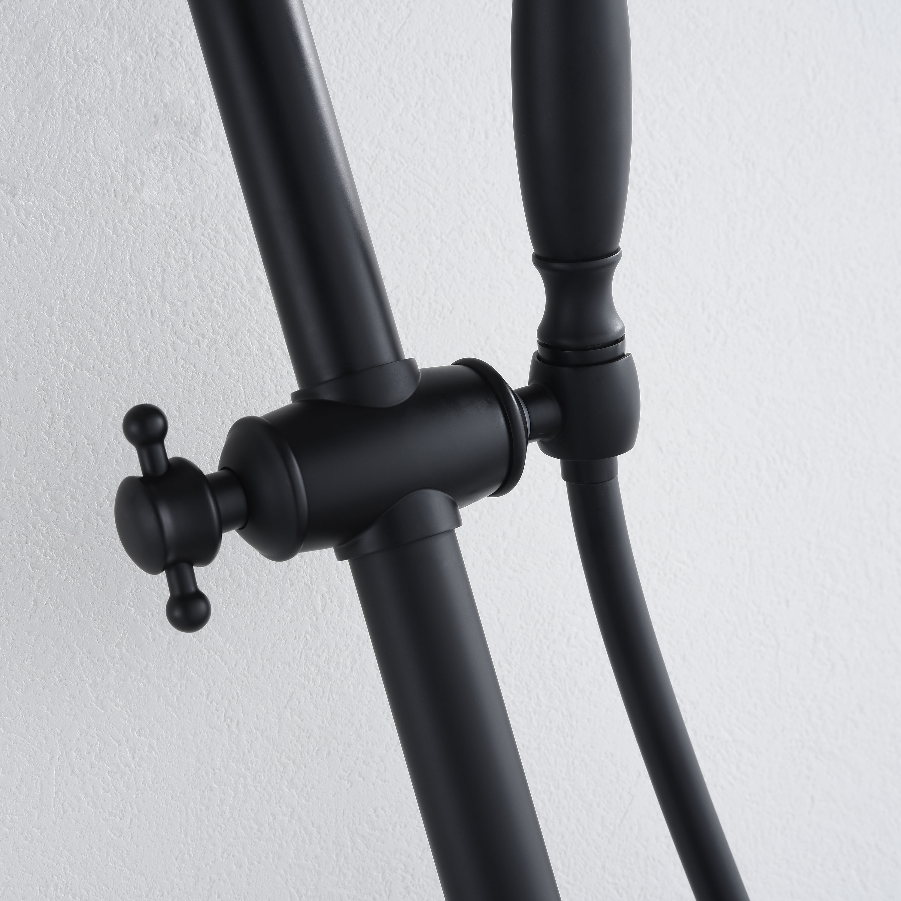 Takduschset Bathlife Ebb mattsvart Mattsvart