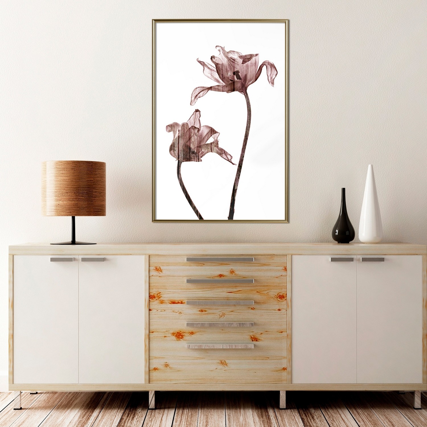 Affisch - Illuminated Closeness [Poster] 30x45 Guld ram, 30x45 cm