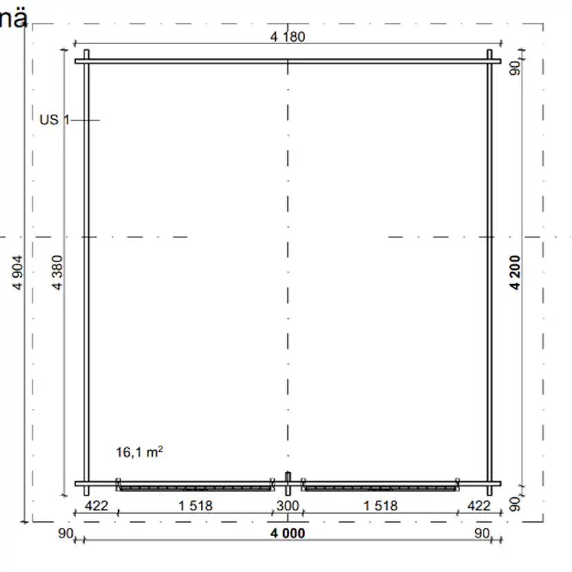 Grillkåta LP Garden G-L (16 m²)