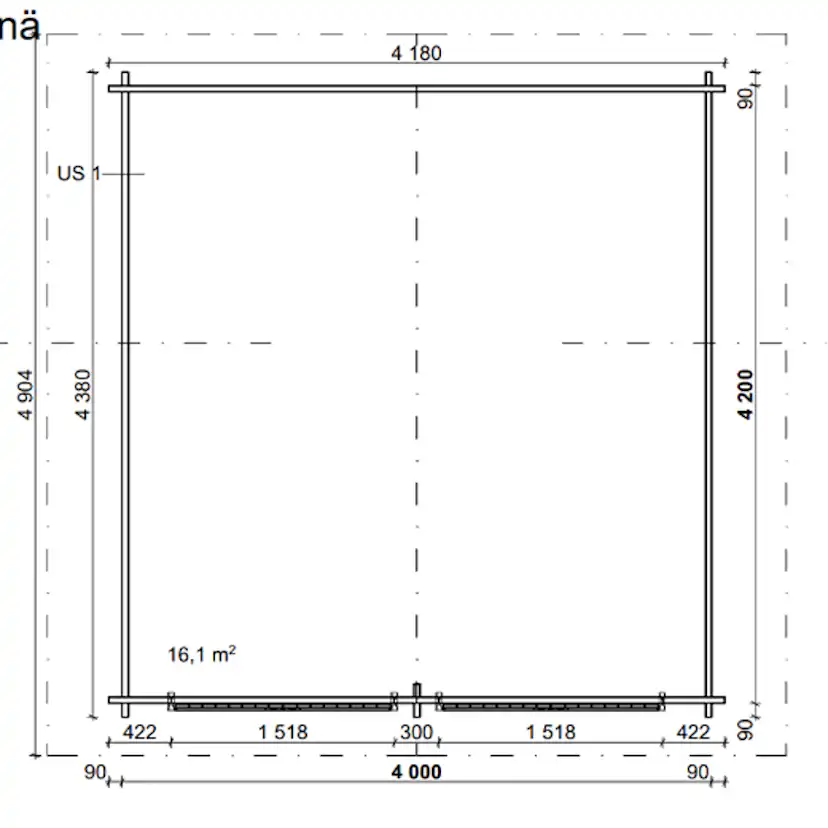 Grillkåta LP Garden G-L (16 m²)