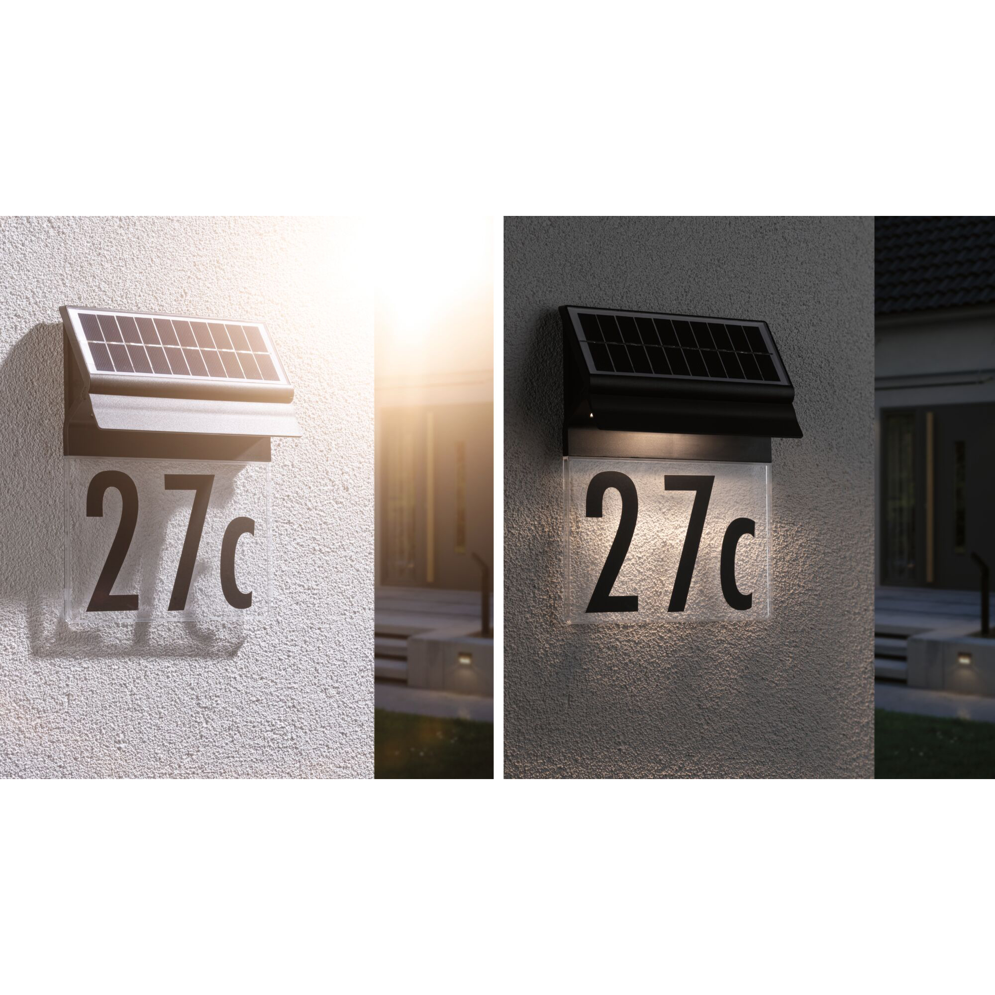 Fasadbelysning Solcell LED Paulmann Special Line Lampa för husnummer IP44
