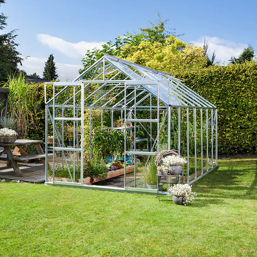 Växthus Vitavia Uranus 11,5 m2 med Sockel