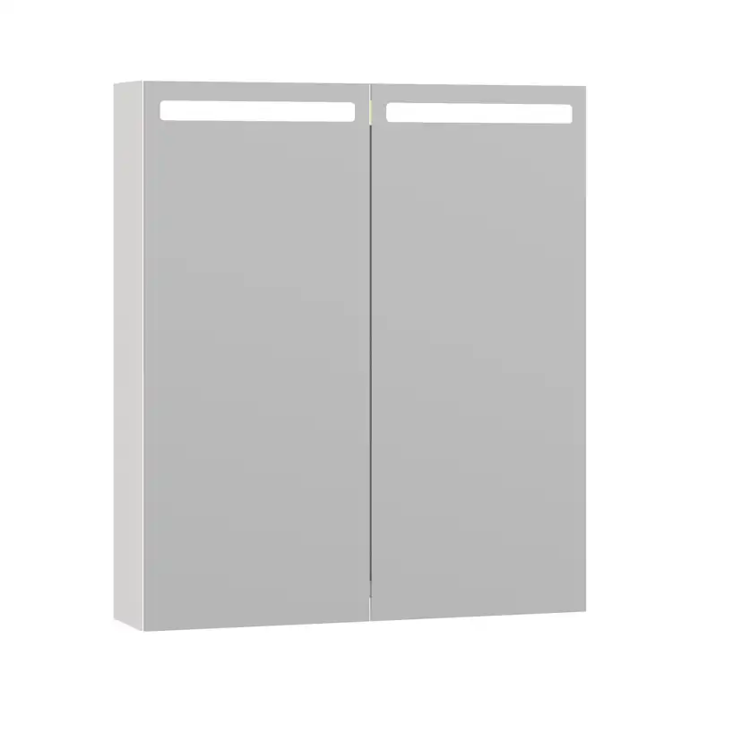 Spegelskåp Top, 2 lu. 70,4*60 cm Vit Blank