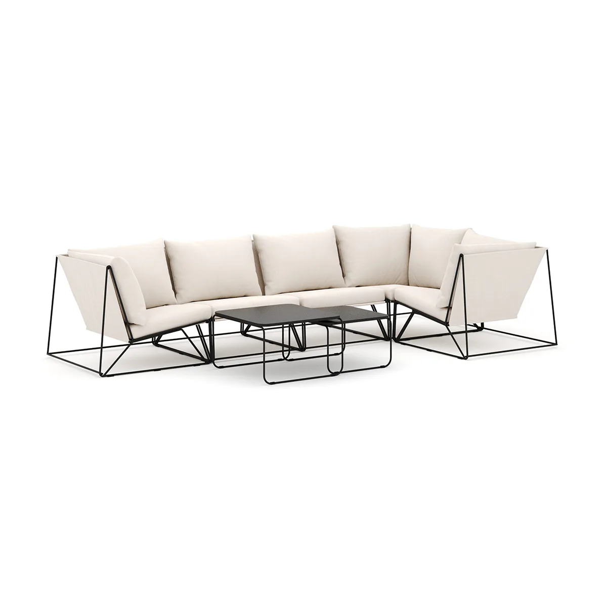 Svart/Beige