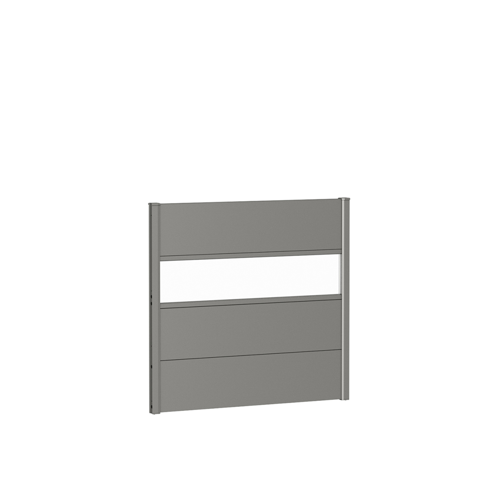 Väggpanel för Skärmvägg akrylglas 100x90 metallic kvarts-grå Kvartsgrå